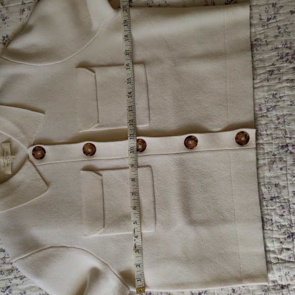 Sezane Betty Cardigan in Ecru size S - Picture 13 of 16